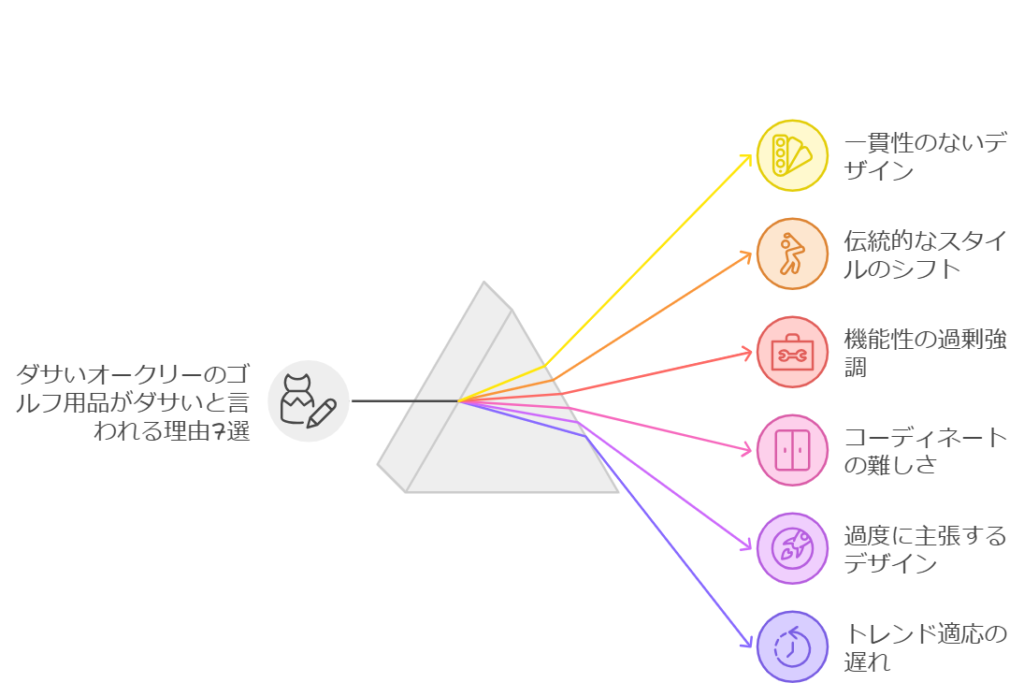 オークリーのゴルフ用品がダサいと言われる理由7選