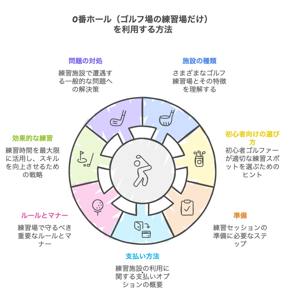 0番ホール（ゴルフ場の練習場だけ）を利用する方法