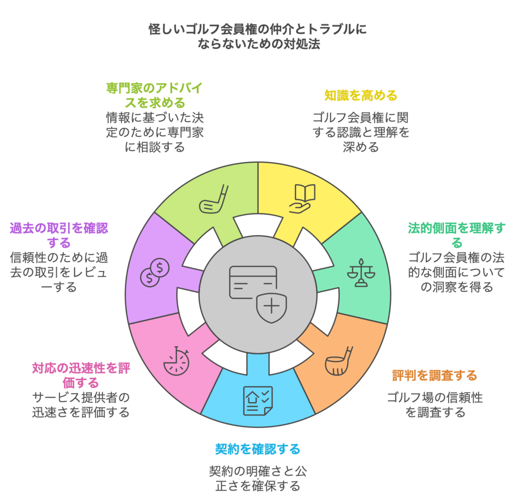 怪しいゴルフ会員権の仲介とトラブルにならないための対処法