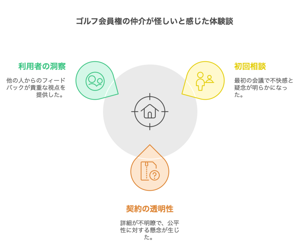 ゴルフ会員権の仲介が怪しいと感じた体験談